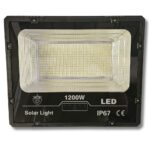 Faro Solare Led 1200W IP67 | Luce Bianca con Pannello e Sensore Crepuscolare