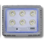 Faro Solare LED 200W Slim IP66 | Pannello Crepuscolare in Alluminio Pressofuso