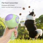 Lancia Croccantini per Cani e Gatti Pistola con Raggio Infrarossi e Interazione Gioco