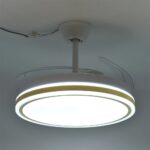 Ventilatore da Soffitto con Luce LED 200W | Lampadario con Pale e Luce Switch 3 Toni