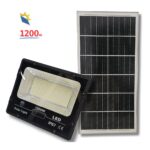 Faro Solare Led 1200W IP67 | Luce Bianca con Pannello e Sensore Crepuscolare