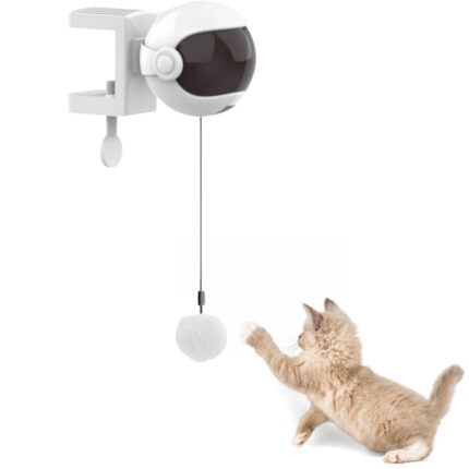Giocattolo Interattivo per Gatti con Corda Automatica | Palla Elettrica Sollevamento Educativa