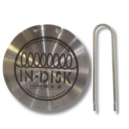 Piastra Adattatore 16cm per Piano Induzione Acciaio Inox Alta Qualità, Compatibile Universale