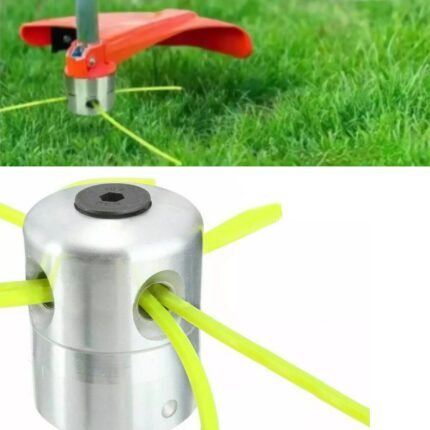 Testina Universale Decespugliatore 4 Fili Ricambio Alluminio per Tagliaerba